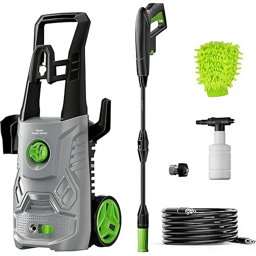 Pressure Washer, Patoolio Power Washers with Foam Cannon for Fences/Patios/Decks/Patios and Cars Powerwasher