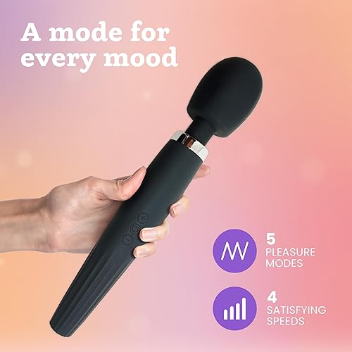 Miniatura 53 de Barra masajeadora Six Nine personal, recargable, inalámbrica, con 20 patrones de vibración, 8 velocidades, incluye bolsa de viaje