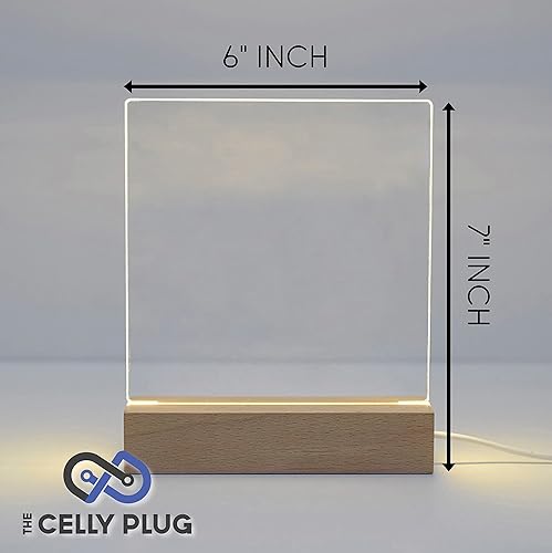 Pizarra blanca de borrado en seco con luz pizarra blanca con soporte para escritorio tablero de notas con marcador para oficina hogar escuela cocina