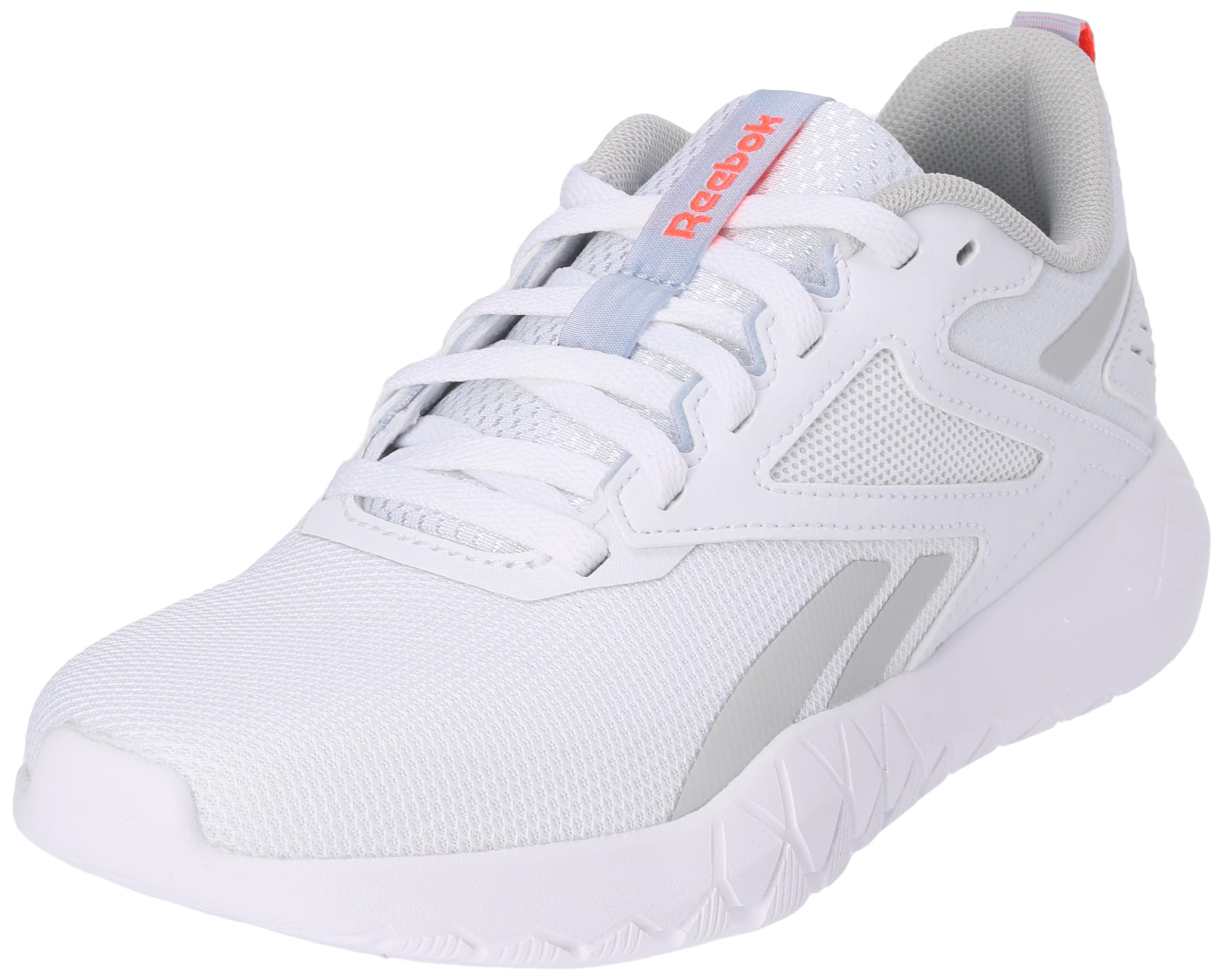 Reebok Women's Sneaker, Ftwwht Pugry2 Palblu, 5.5