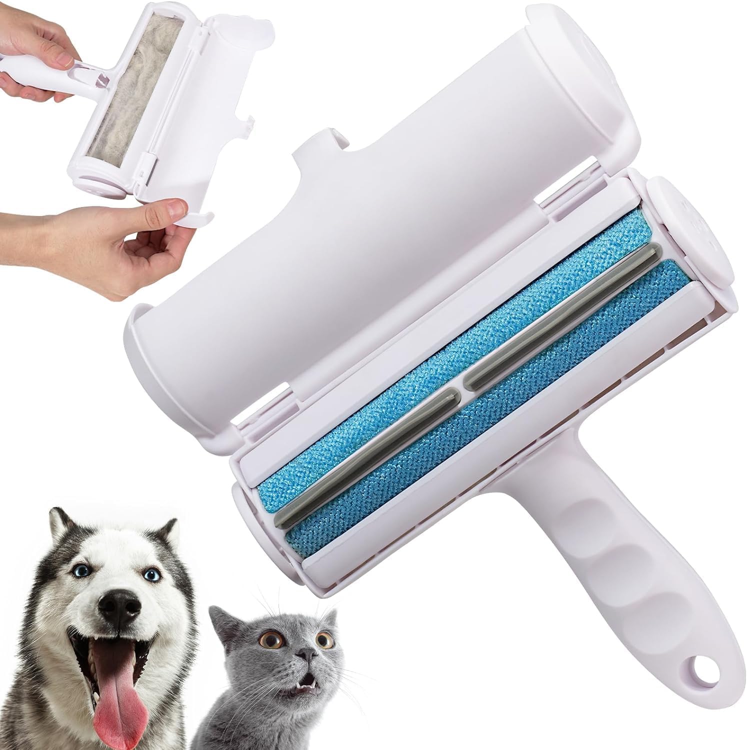 Bitnex Pet Hair Removal Roller,Lint Roller for Pet Hair,Reusable Cat and Dog Fur Remover Lint Roller for Carpet, Couch, Furniture, Car Seat, Bedding and Clothing (B0D63689MH) Amazon Price History, Amazon Price Tracker