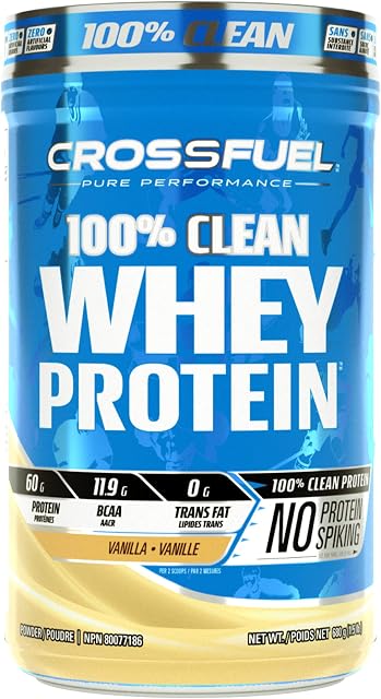 Whey Protein Concentrate, Vanilla, No Protein Spiking - 60g Pure Protein & 11g of BCAAs for Energy, Recovery, Healthy Snacking, No Banned Substances, Added Sugar, Artificial Colours or Flavours, 1.5lb
