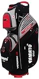 Golf Cart Bag 14 Way Organizer Divider Top with Handles Cooler Valued Pocket and Rain Cover Super Light Design New Version 1&period;0