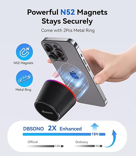 Miniatura 4 de Bocina Bluetooth para adolescentes regalos de elefante blanco para adultos, hombres y mujeres, altavoz portátil de sonido fuerte con soporte para