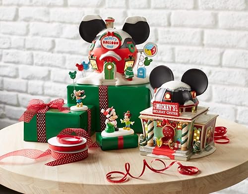 Miniatura 2 de Department 56 Disney Village Accessories - Figura de cabeza de Mickey en las nubes, 6 pulgadas, multicolor