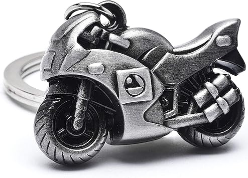 Krator HBK-A Keychain New 3D Motorcycle Sportbike Street Bike Key Ring Chain Motor Keyring