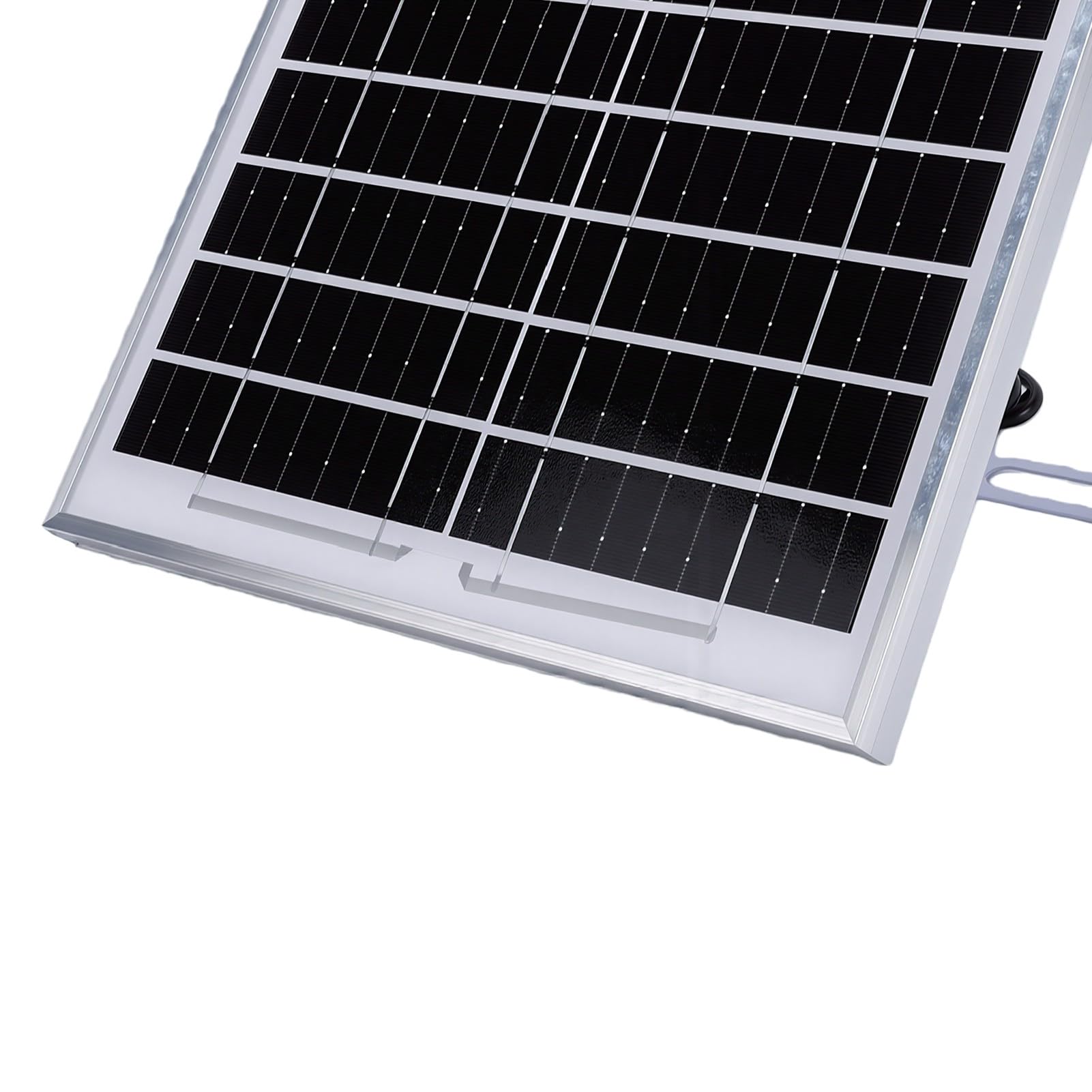 Pissente Ventilador Solar 15W 120mm Rejilla de Protección Exterior
