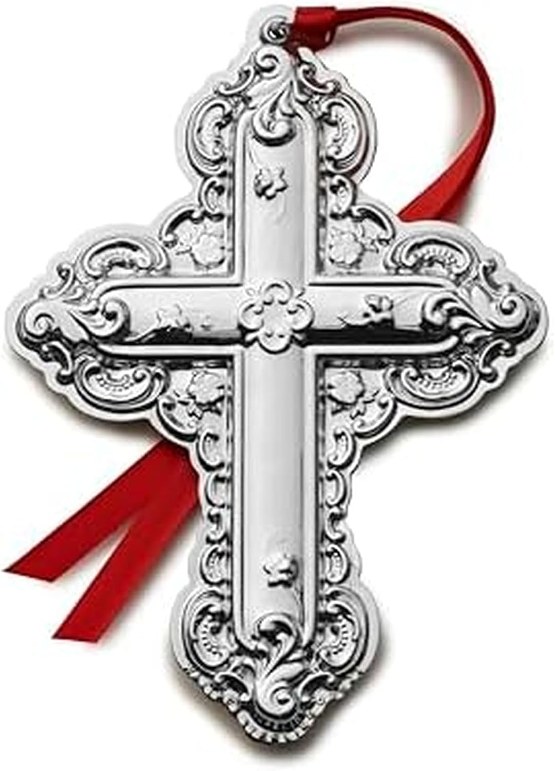 Wallace 2024 Sterling Silver Grande Baroque Cross Ornament 29th Edition