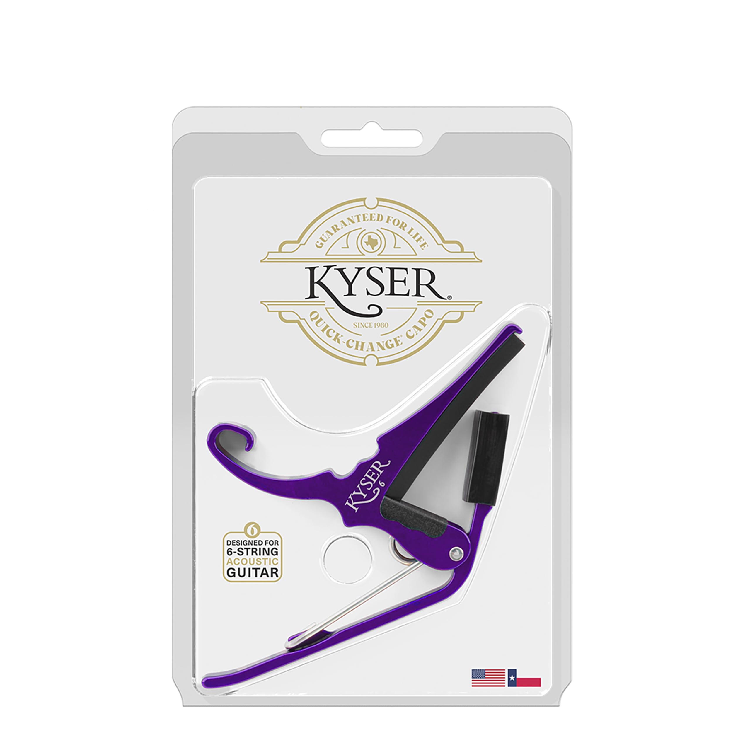 Kyser Quick-Change Capo - Deep Purple -5