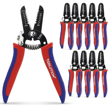 Wire Stripper 10pcs 10-22AWG 3 in 1 Cable Safe