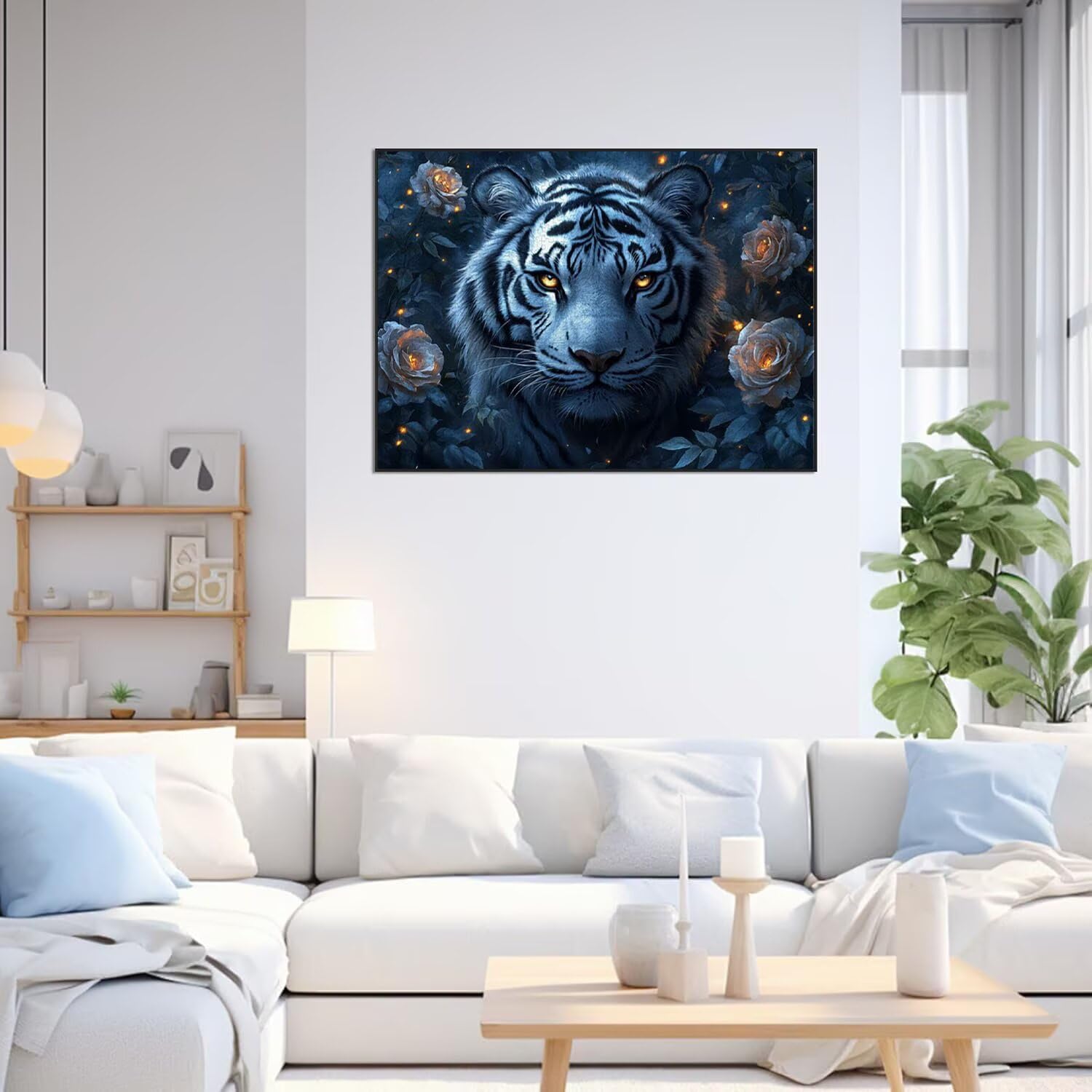 Puzzle 1500 sztuk zwierząt Trudne drewniane puzzle, n-402 | Niemożliwe wyzwanie, inteligentna gra zręcznościowa, gry logiczne dla całej rodziny, pomysł na prezent, kwiat