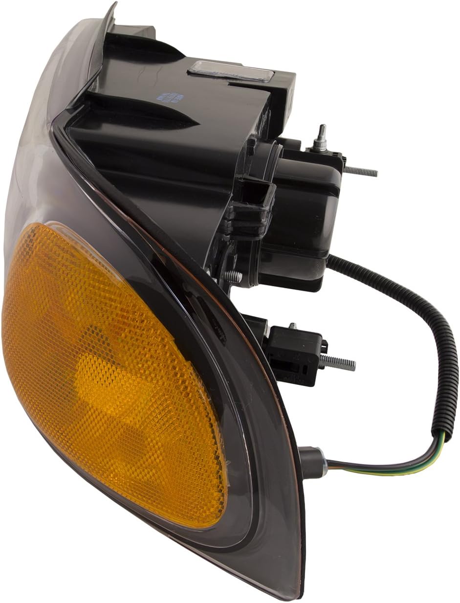 PERDE Headlight Pair Compatible with Holiday Rambler Neptune 02-06 Includes Left Driver and Right Passenger Side Rv
