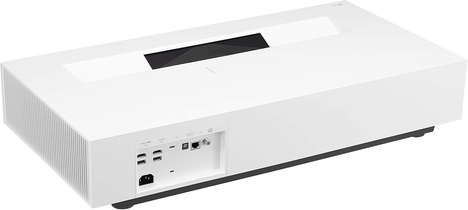 Get Special Price LG HU85LA Ultra Short Throw 4K UHD Laser Smart Home Theater Cinebeam Projector with Alexa built-in, LG Thinq AI, and LG webOS Lite Smart TV (Netflix, Amazon Prime and VUDU)