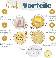 EDWEKIN Quacki+ Prémium Úszógumi UV Védelemmel 6-36 Hónapos Babáknak 3