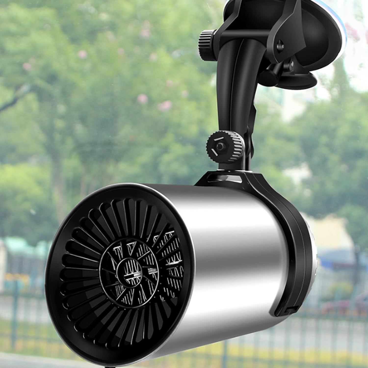 Windshield Fast Heating Defroster Portable Heater Fan Demister Heating Dryer Suction Cup Heater Fan Defogger Snow Melting Car