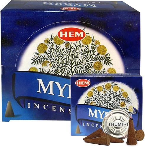 Vista 141 de TRUMIRI Paquete de soporte de cono de incienso con conos de incienso para clientes de llamadas, paquete de 12 (aproximadamente 120 conos)