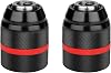 2 Pcs Keyless Drill Chuck, 1/2-20UNF Mount 2-13mm Hand Drill Adapter Self-Tighten Universal Manual Keyless Chuck 