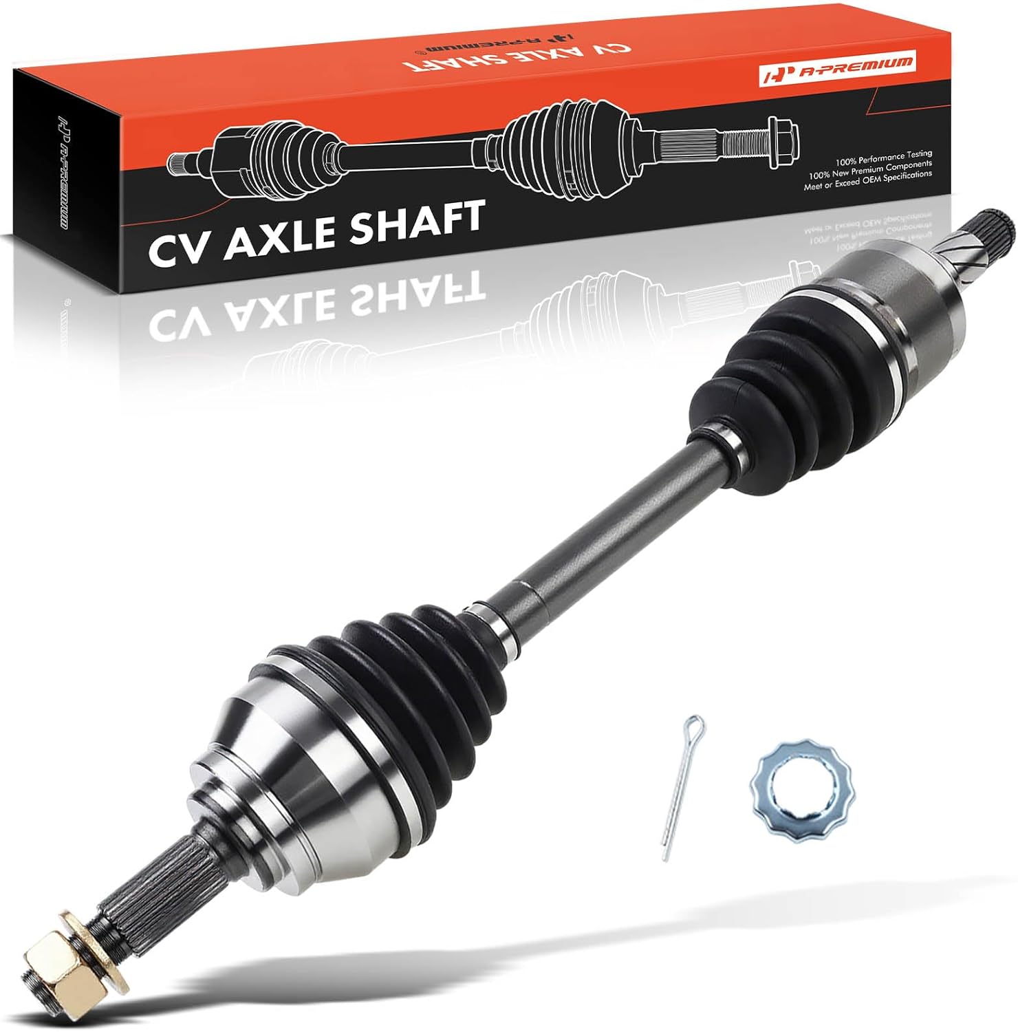 A-Premium CV Axle Shaft Assembly Compatible with Nissan Murano 2003-2007 V6 3.5L FWD AWD, Front Left Driver Side, Replace# 391011AA0B