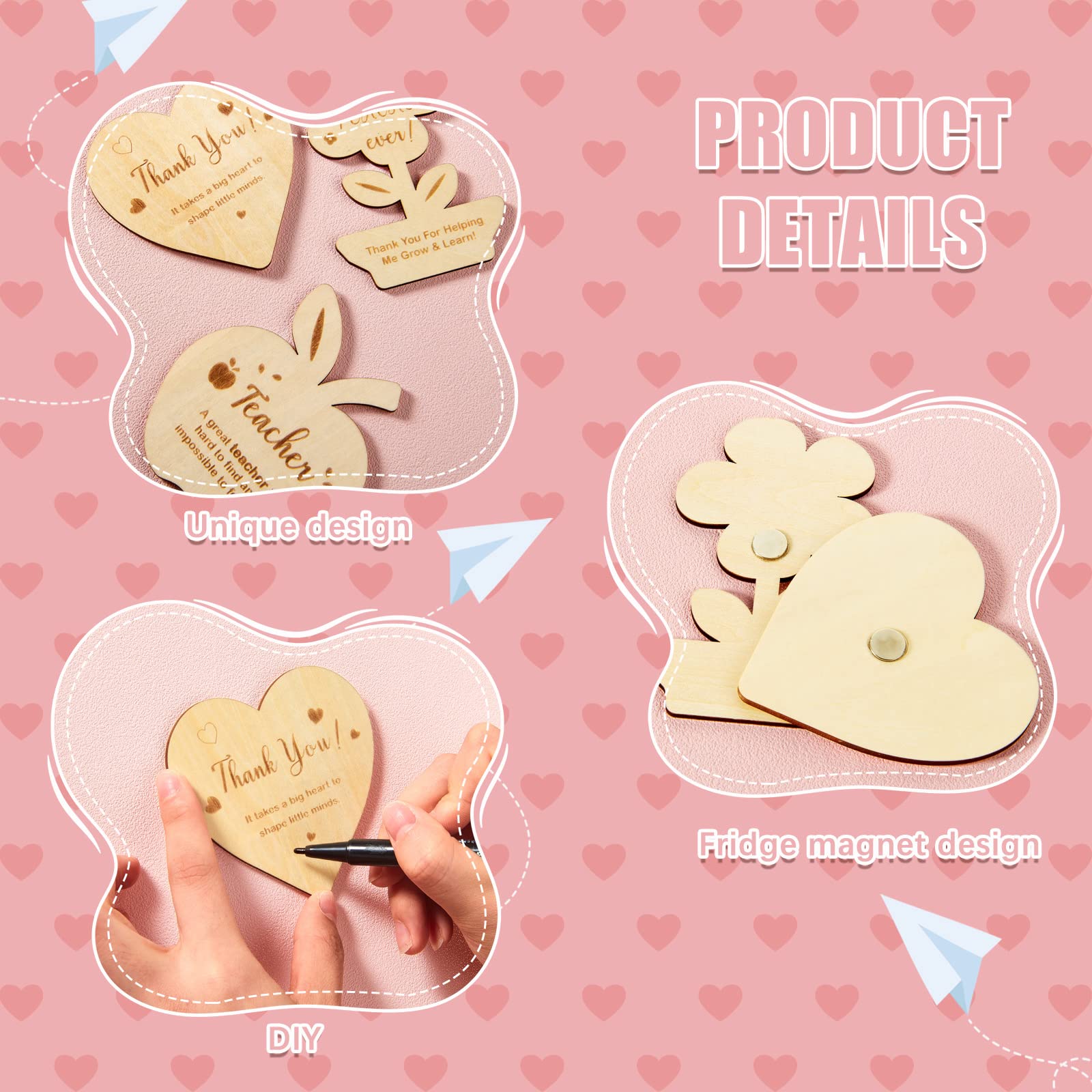 MAGNETE A FIORI Regalo per Insegnanti / Personalizzato / Apprezzamento per gli Insegnanti / Scuola dell'infanzia / Asilo nido / Regalo per Educatori / Regalo piccolo / Aiutandomi a crescere - Italia