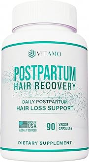 - Vitamo Postpartum Hair Loss Vitamins for Women | Postnatal Hair Growth with Hyaluronic Acid, B-Complex, Biotin, Collagen & Keratin | Advanced Hair, Skin & Nails Supplement | 90 Capsules