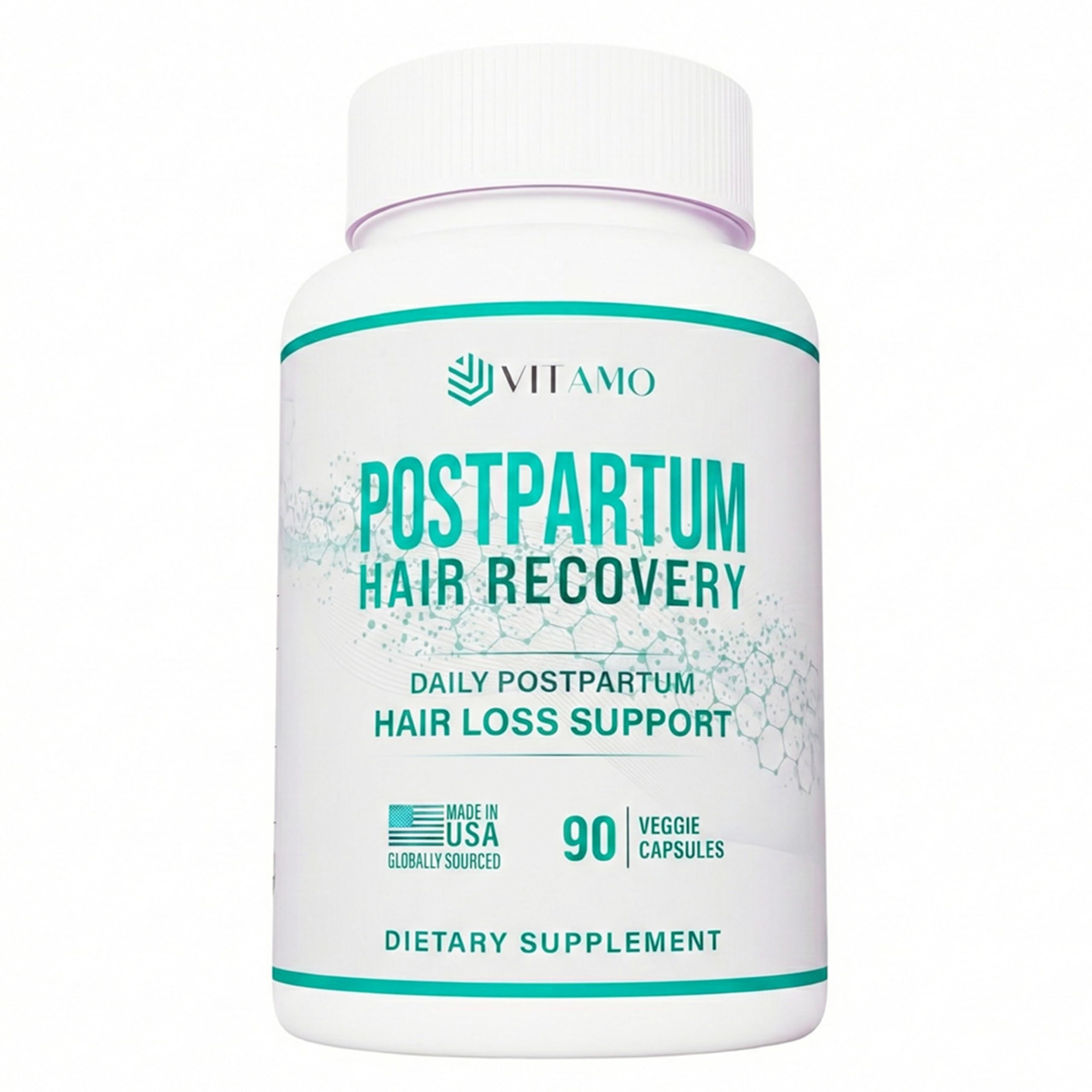- Vitamo Postpartum Hair Loss Vitamins for Women | Postnatal Hair Growth with Hyaluronic Acid, B-Complex, Biotin, Collagen & Keratin | Advanced Hair, Skin & Nails Supplement | 90 Capsules