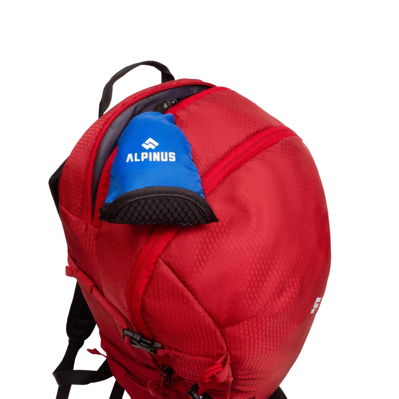 Alpinus - Negoiu 20L Plecak turystyczny, plecak sportowy i outdoorowy, trekkingowy z materiału odpornego na ścieranie, na jednodniowe wycieczki, plecaki turystyczne, ergonomiczny- ciemnoczerwony
