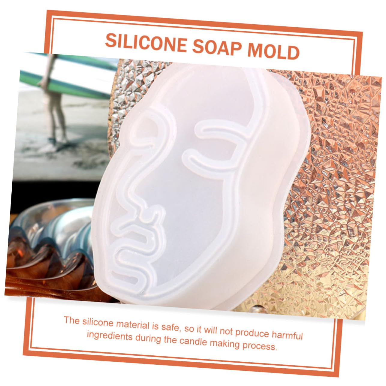 2 Pezzi Stampo In Silicone Per Sapone A Forma Di Volto Umano – Stampi Per Resina, Candele, Fai Da Te, Morbidi E Riutilizzabili