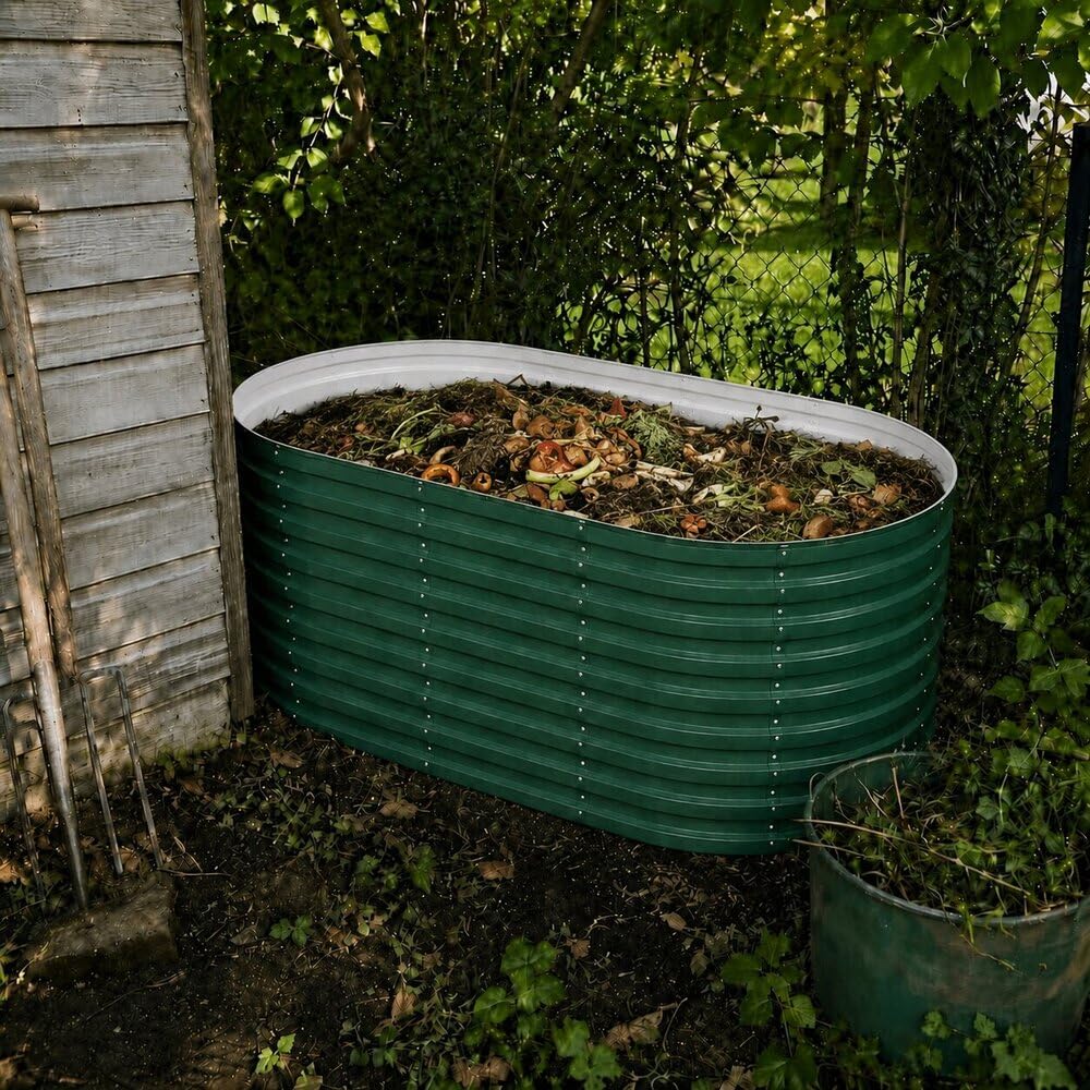 Vicco Komposter Garten, Grün, 200 x 100 cm