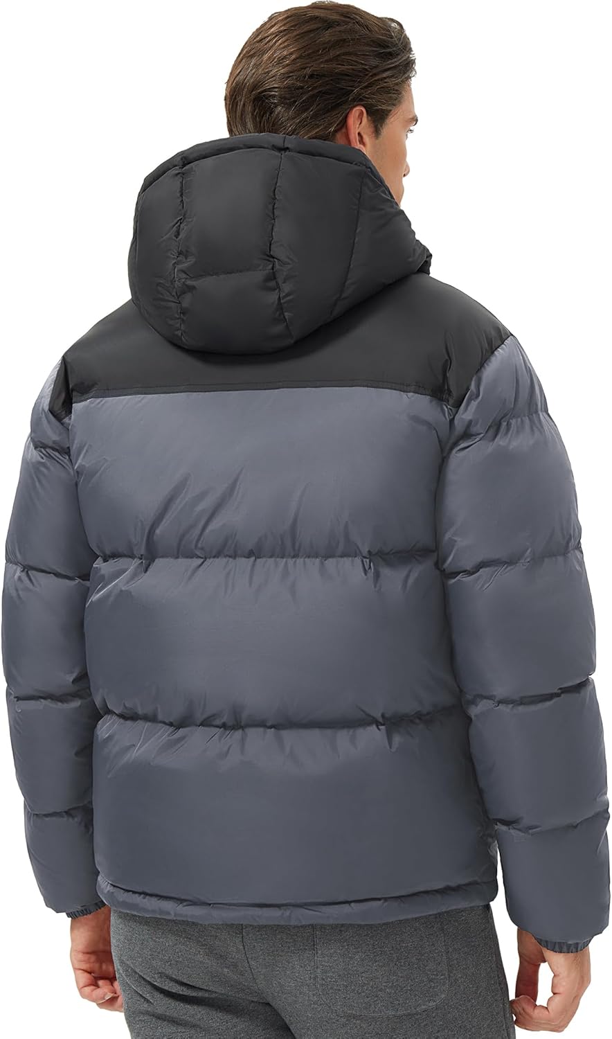 Pioneer Camp Men's Down Jacket 700 Fill Winter Insulated Puffer Jacket Waterproof Puffy Coat with Hood - Image 2