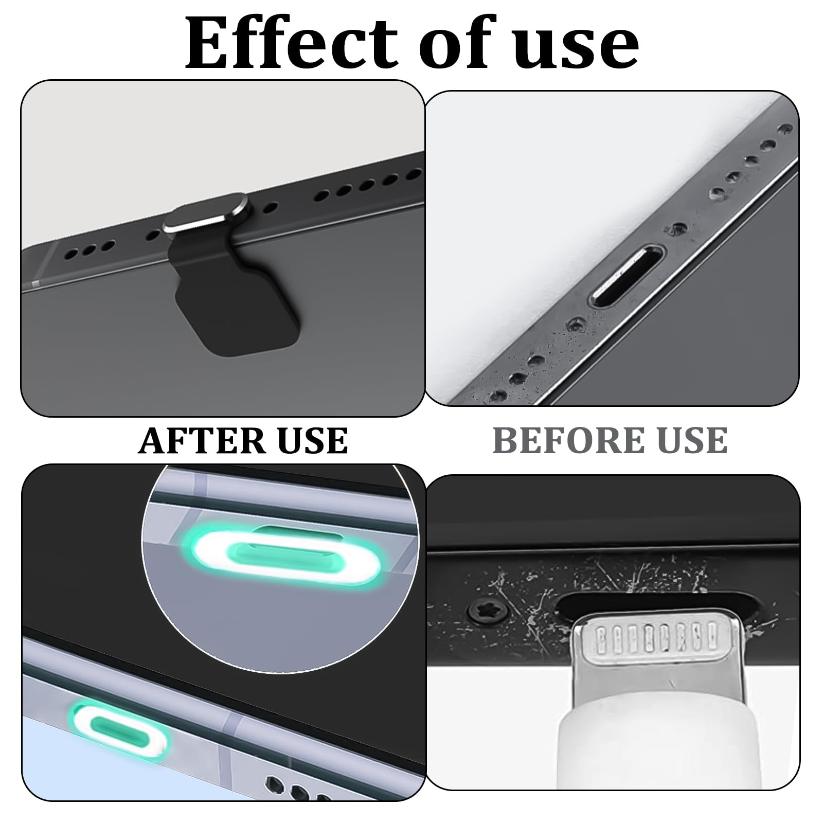 Kit Antipolvere Per IPhone E Cellulari – 102 Pezzi Tra Retine Per Altoparlante, Tappi Type-C, Pinzette E Coperture In Silicone Per Cavi – Protezione Totale Da Polvere E Umidità - 2