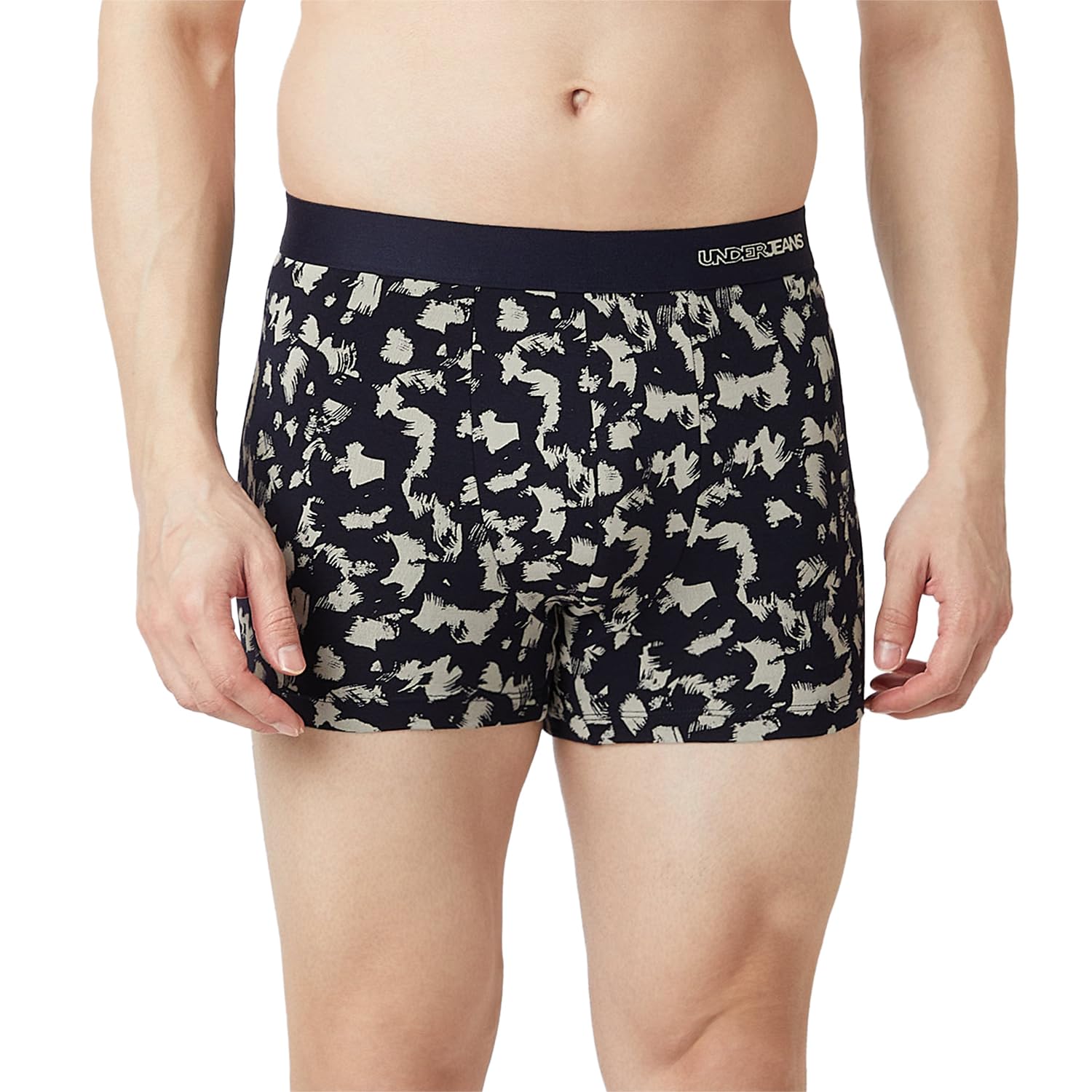by Spykar Men Printed Navy Ecru Trunk-image-38