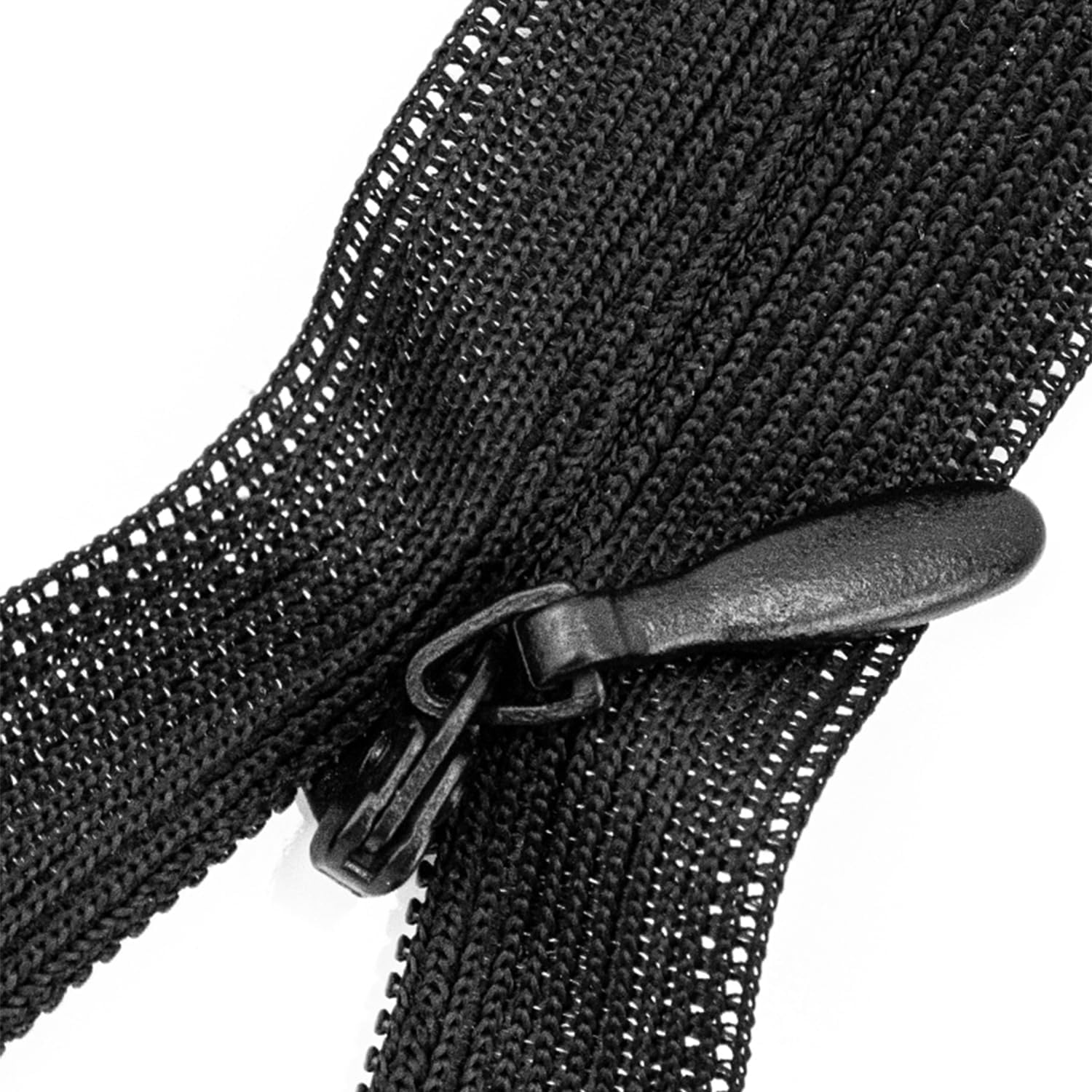 Fararti Invisible Zippers for Easy Wear- Lightweight Dress Zipper for Seamless Closure & Smooth Fit - Zipper for Long-Lasting Use- Ideal for Dress & Fashion Apparel- 25 Pack - Jet Black -24 Inches