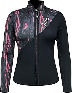 PZZMY Wetsuits Adults Divng Tops Women Men 3mm Neoprene Suit