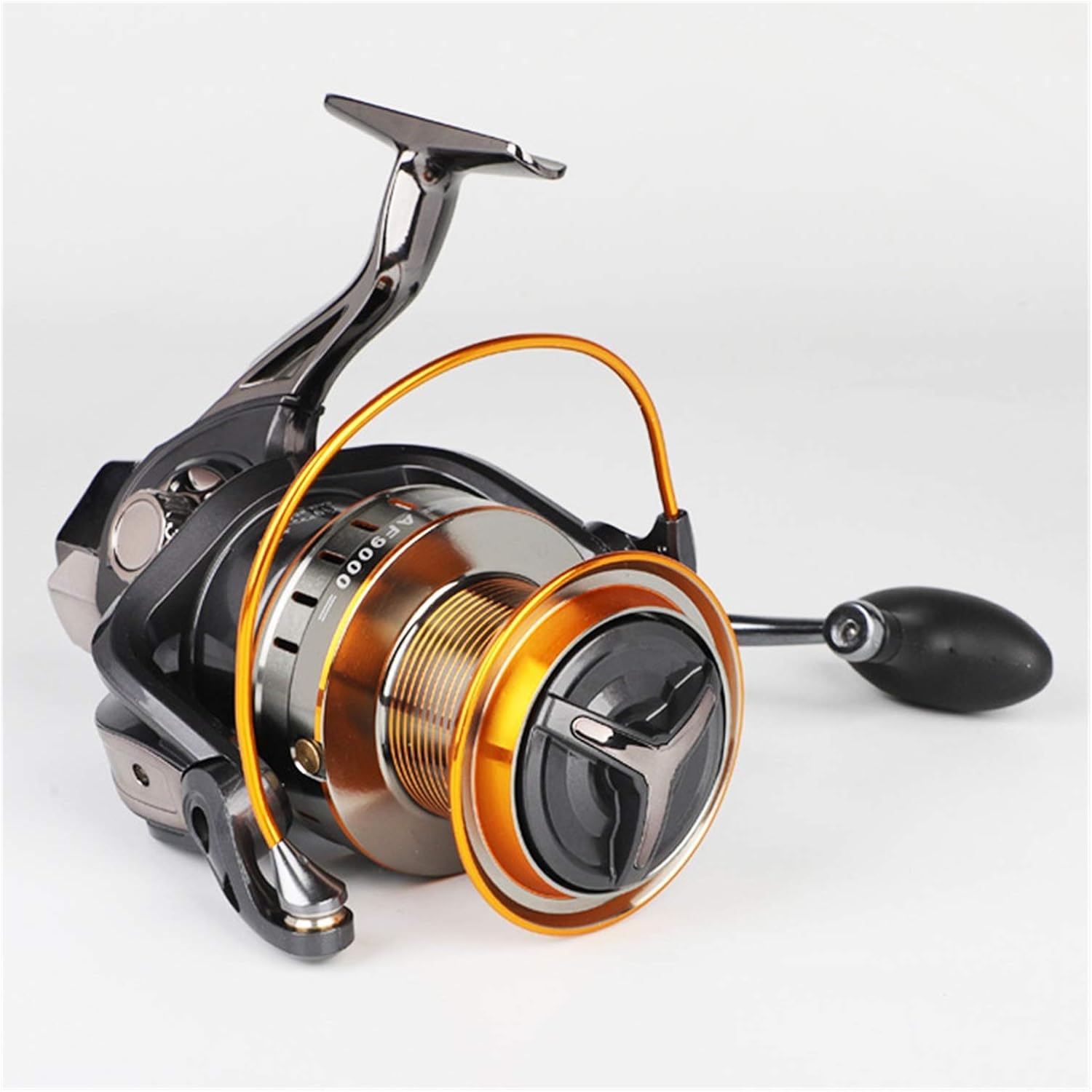 Fishing Reels Fishing Spinning Reels Speed Ratio 4.7:1 Winter Fishing Tackle 9000 10000 11000 Carp Fishing Reel High Speed Metal Spool for Inshore Boat Rock Freshwater Saltwater (Color : 9000)