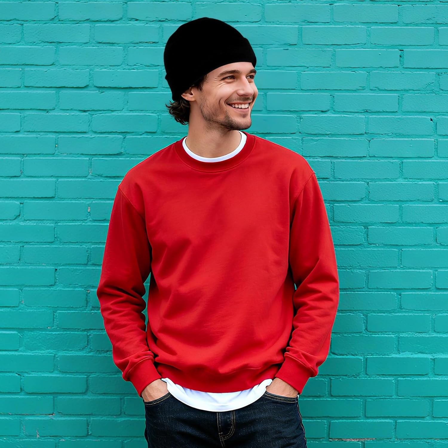 Black Beanie for Men & Women - Warm Winter Knit Hat, Stretchy Carhartt Beanies for Daily & Outdoor Use - Image 7