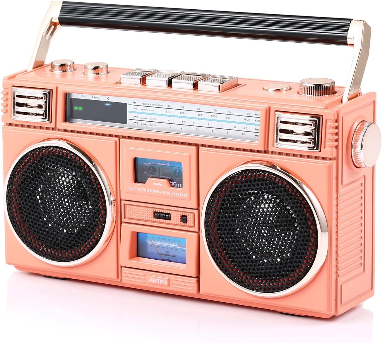 ANTPO Retro Vintage Radio Bluetooth Speakers Vintage...