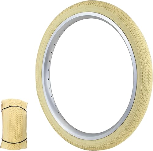 ZUKKA Neumático de bicicleta de 20 pulgadas 20 x 2.125 neumáticos de repuesto plegables para BMX, bicicleta de montaña MTB, bicicleta infantil,