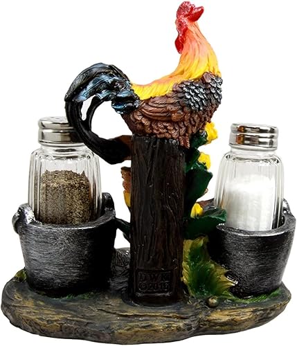Miniatura 4 de Ebros Farm - Juego de salero y pimentero con sabor a gallo, decoración para el hogar y la cocina