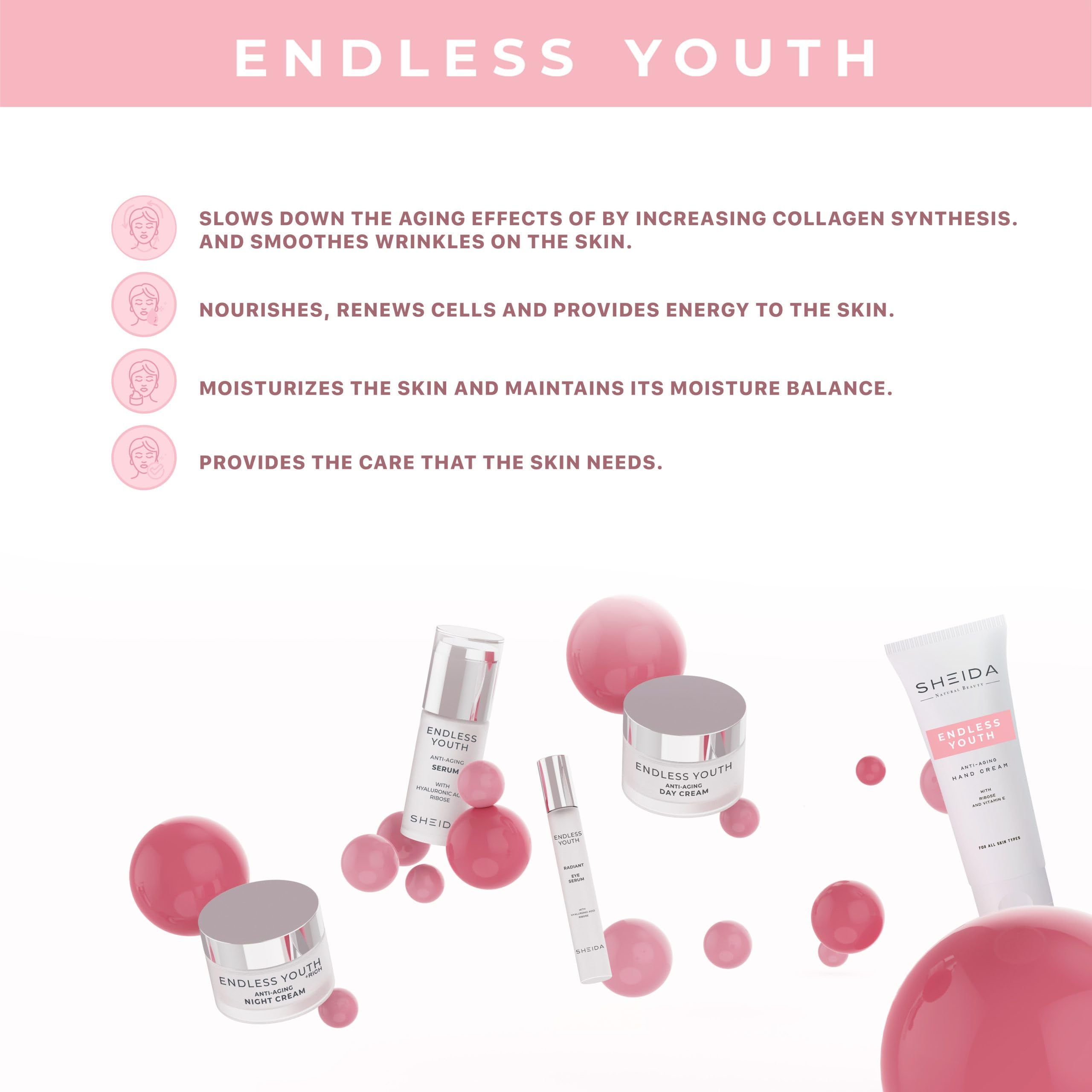 Sheida Endless Youth Yaşlanma Karşıtı El Kremi 75ml