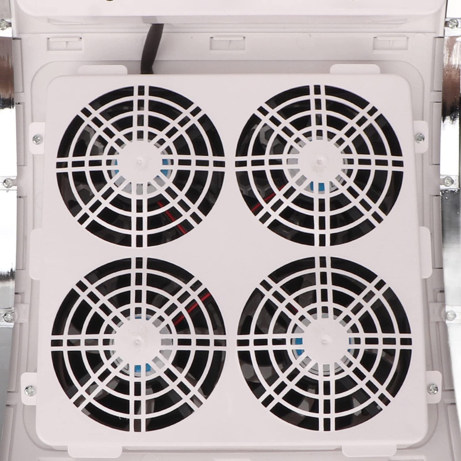 Colector de Polvo de Uñas, Aspiradora de Uñas, Colector de Polvo de Uñas Potente de 4 Ventiladores, Extractor de Aspiradora, para Salón de Uñas