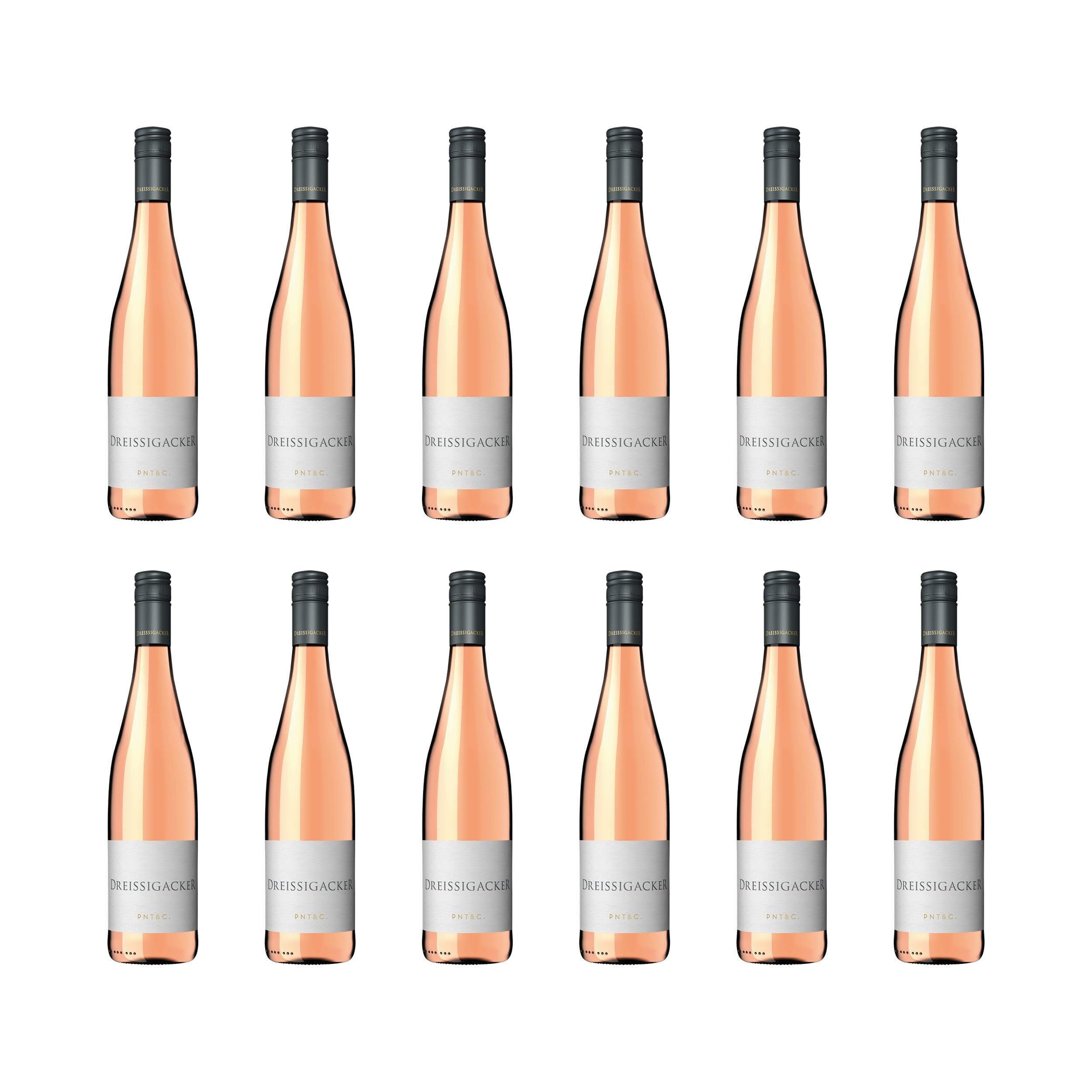 Dreissigacker Pinot & Co Rosé trocken Roséwein Deutschland BIO inkl. FeinWert E-Book (12 x 0.75 l)