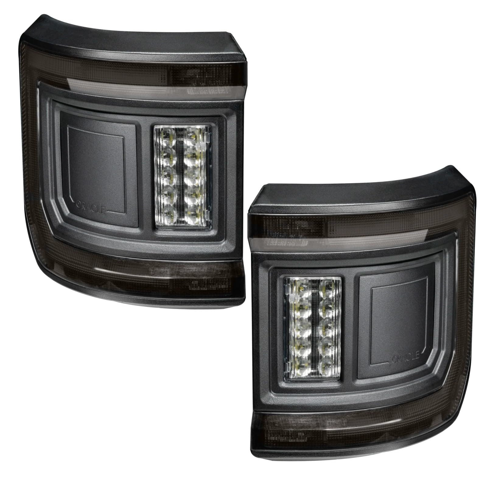 ORACLE Lighting 5882-504 Pair of Tinted Flush Mount LED Tail Lights fits 2020 2024 Gladiator JT - Low-Profile Wrap-Around Design and Durability