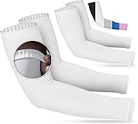 Vista 48 de SportsTrail Mangas Refrescantes para Brazos para Hombres y Mujeres – Transpirables, Protección Solar UV, Mangas Deportivas para Brazos para Mujeres