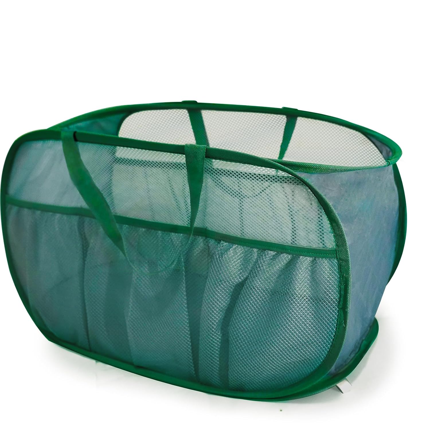 Collapsible Laundry Baskets Upgrade Pop Up Laundry Hamper with Convenient Bags Foldable Laundry Basket Mesh Light Weight Easy