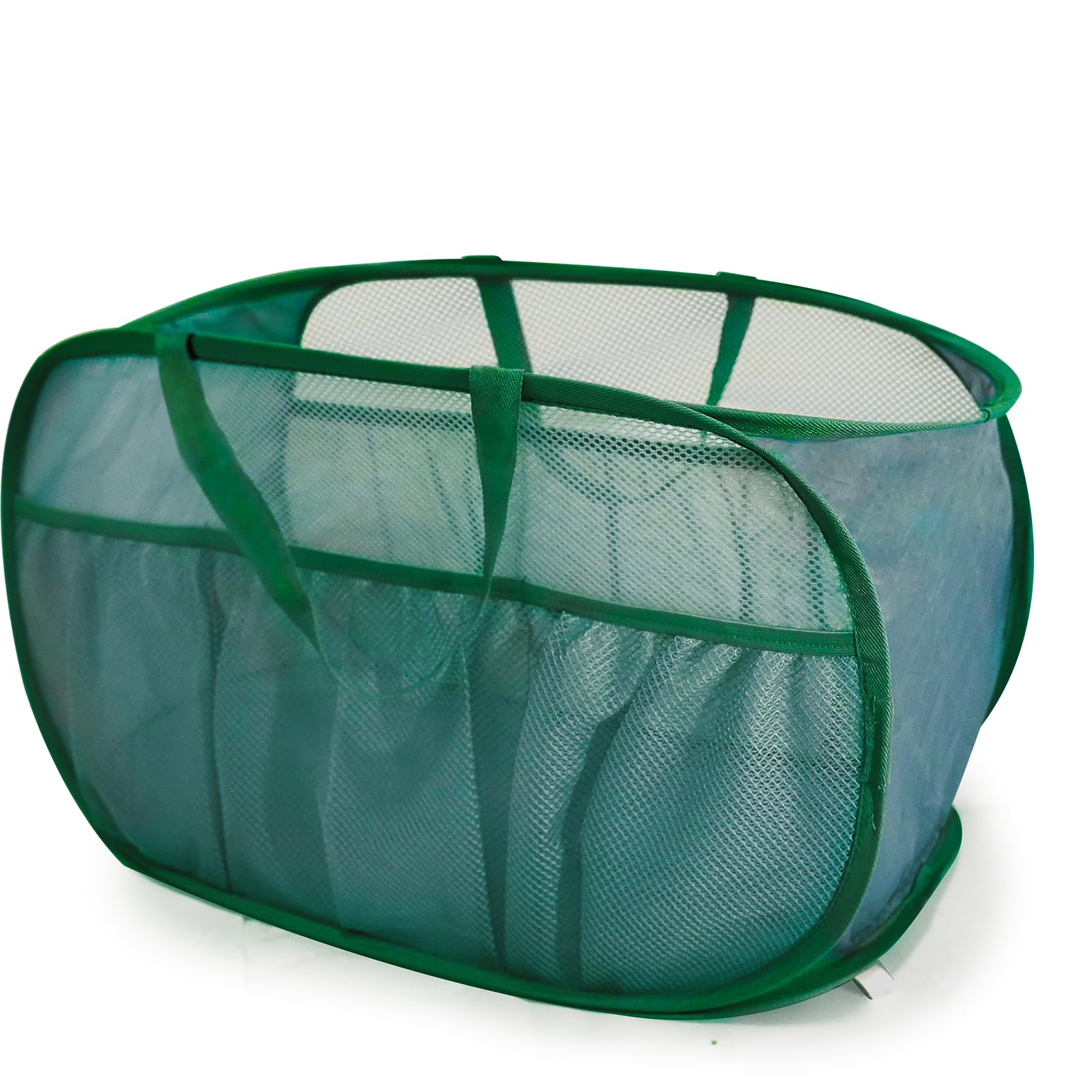 Collapsible Laundry Baskets Upgrade Pop Up Laundry Hamper with Convenient Bags Foldable Laundry Basket Mesh Light Weight Easy