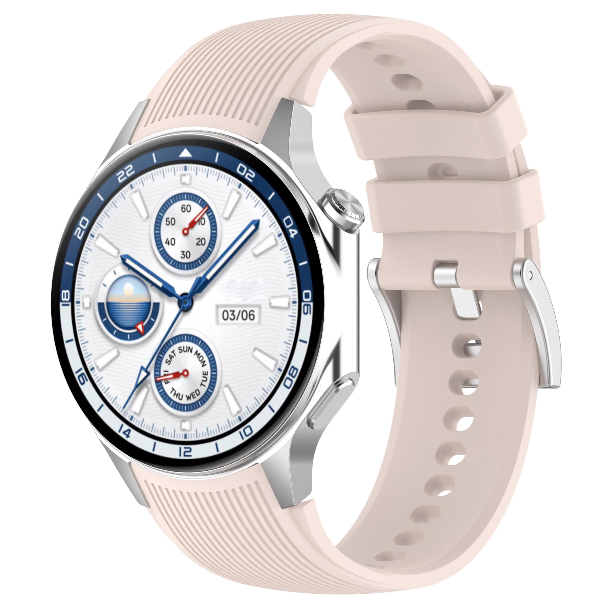 Compatible with Oneplus Watch 2 Band Women Men, Soft Silicone Replacement Wristband Strap Accessories for Oneplus Watch 2