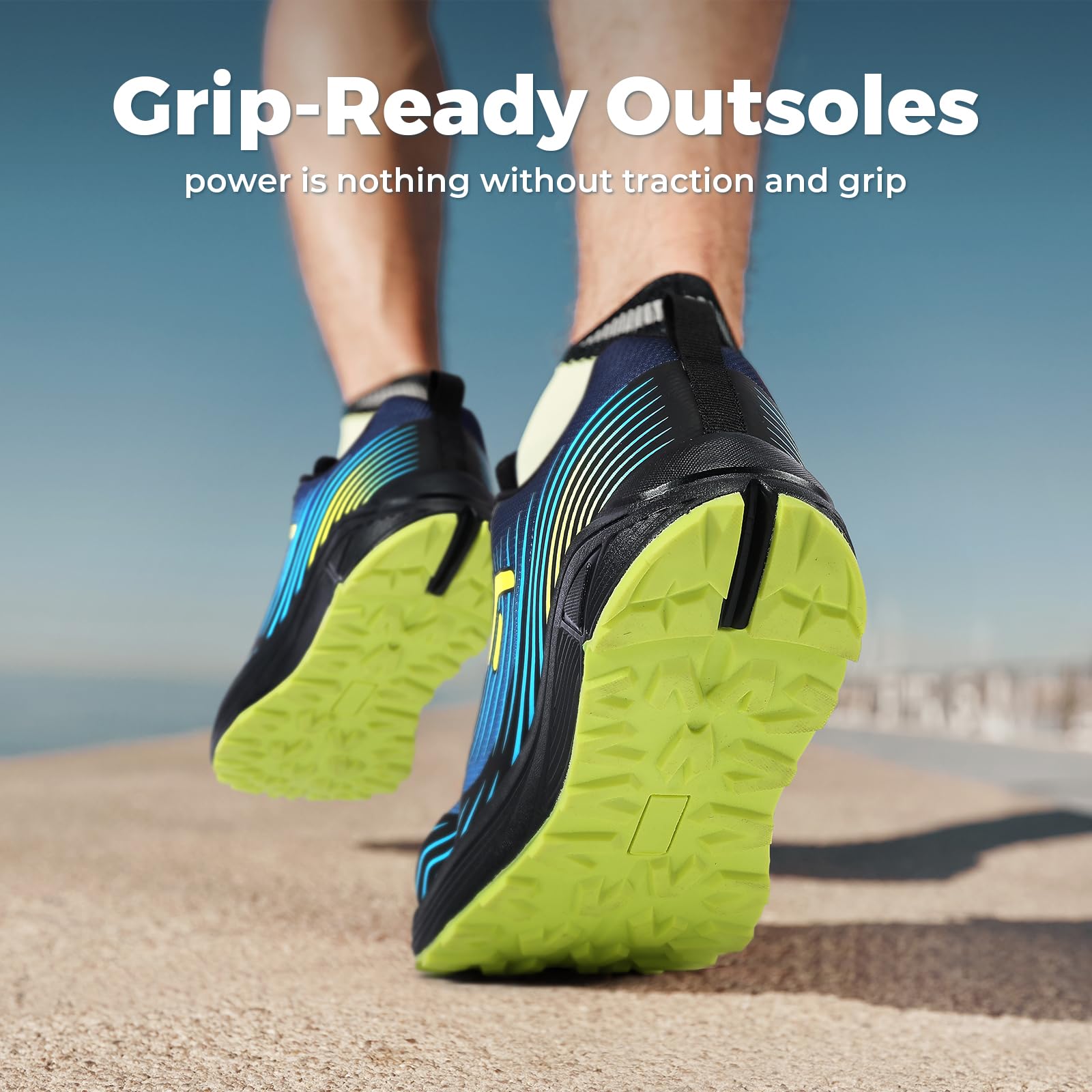 Buty do biegania FitVille Męskie bardzo szerokie buty do biegania w terenie Szerokie lekkie buty sportowe Buty outdoorowe Wygodne buty fitness Buty trekkingowe V2