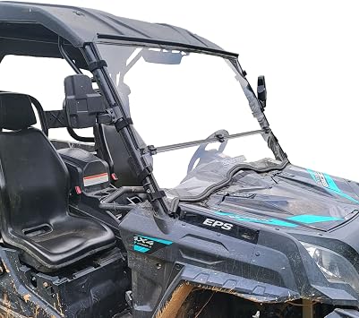 Clearly Tough CFMOTO UForce 500 / 800 2014+ Windshield does not fit the new 800 XL | Full Folding | Scratch Resistant | Premium Poly Lexan MR10 w/Hard Coat | Made in America!