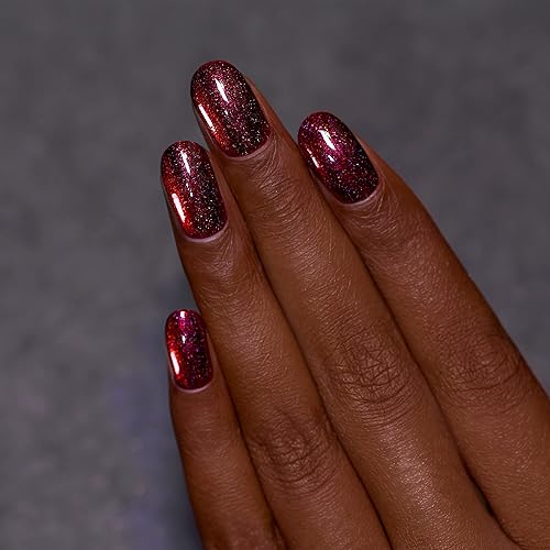 Miniatura 201 de ILNP Madison Ave Esmalte de uñas holográfico metálico rosa antiguo