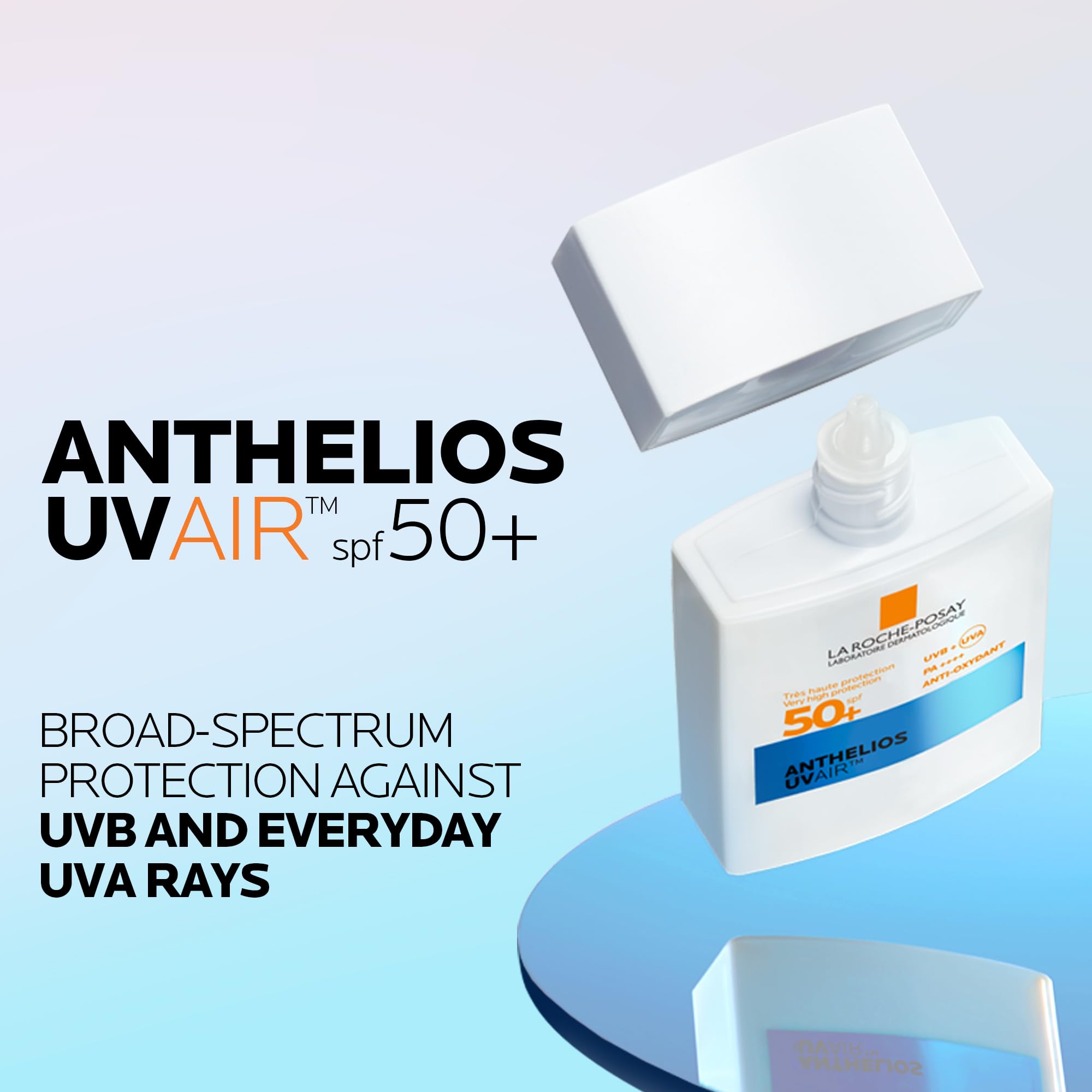La Roche-Posay Anthelios UVAIR SPF50+ Sunscreen With Hyaluronic Acid & Niacinamide, Ultra-Lightweight - Image 3